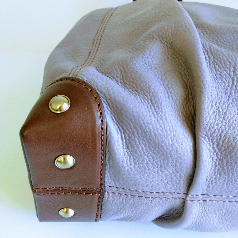 NWT Michael Kors Purple Leather Crossbody Bag - Picture 12 of 13